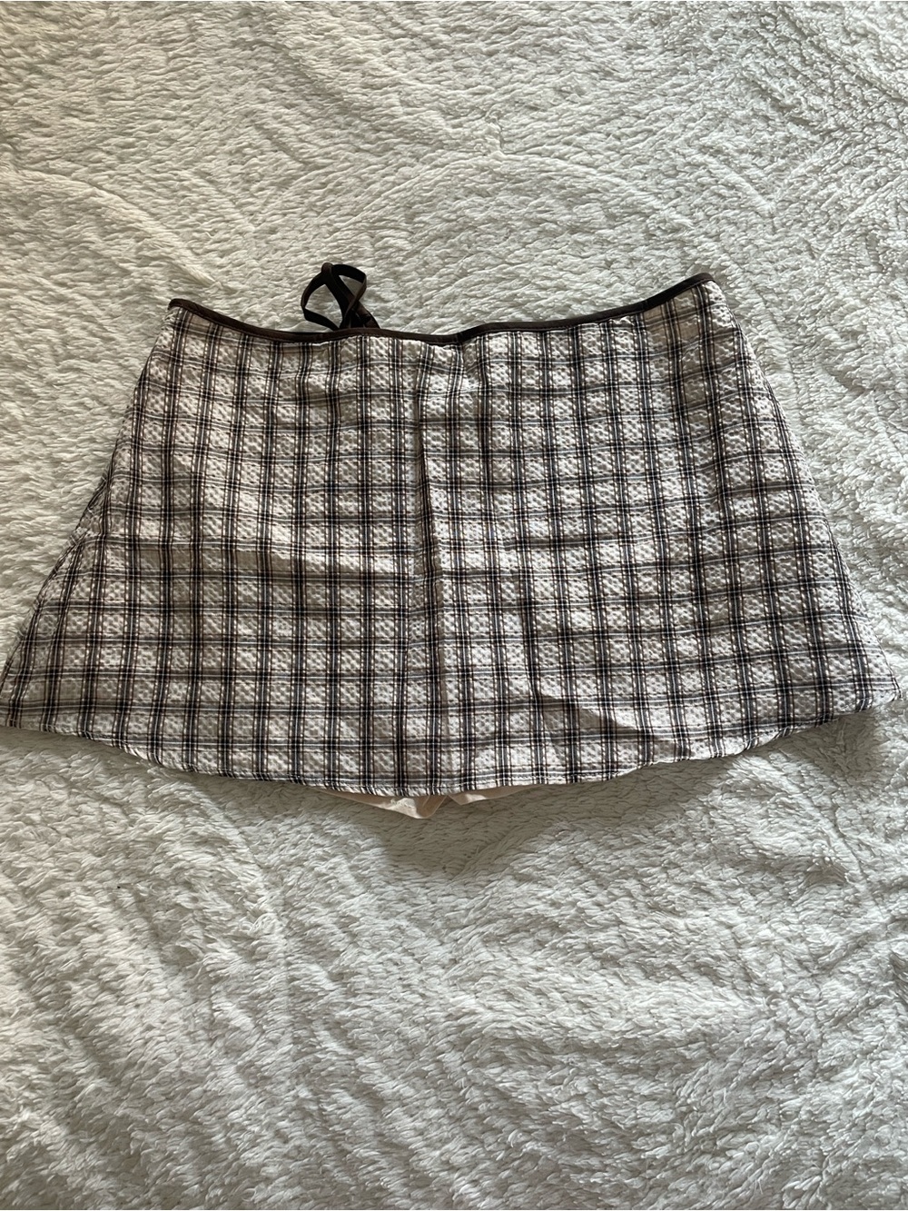 Princess Polly Korren Low Rise Skort Plaid - Picture 6 of 7